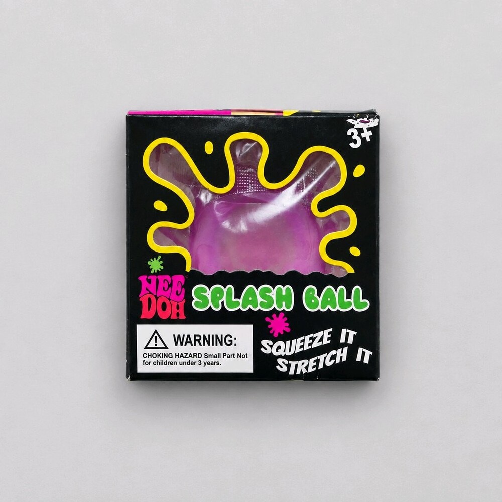 Nee Doh Splash Ball Squeeze Toy Purple Sensory Stress Relief